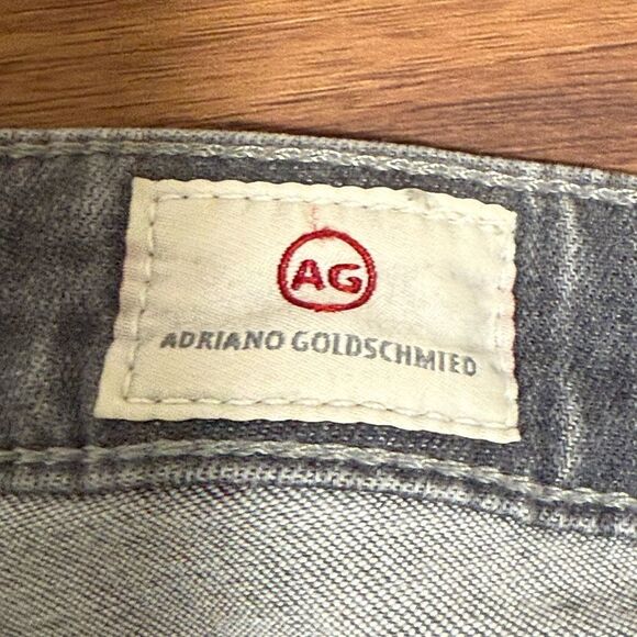 Adiano Goldschmied Gray Distressed Super Skinny Legging Ankle Jeans. - Picture 9 of 11